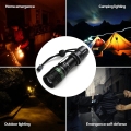 PLATINET ALUMINIUM FLASHLIGHT ZOOM WITH CLIP 3W [45096]