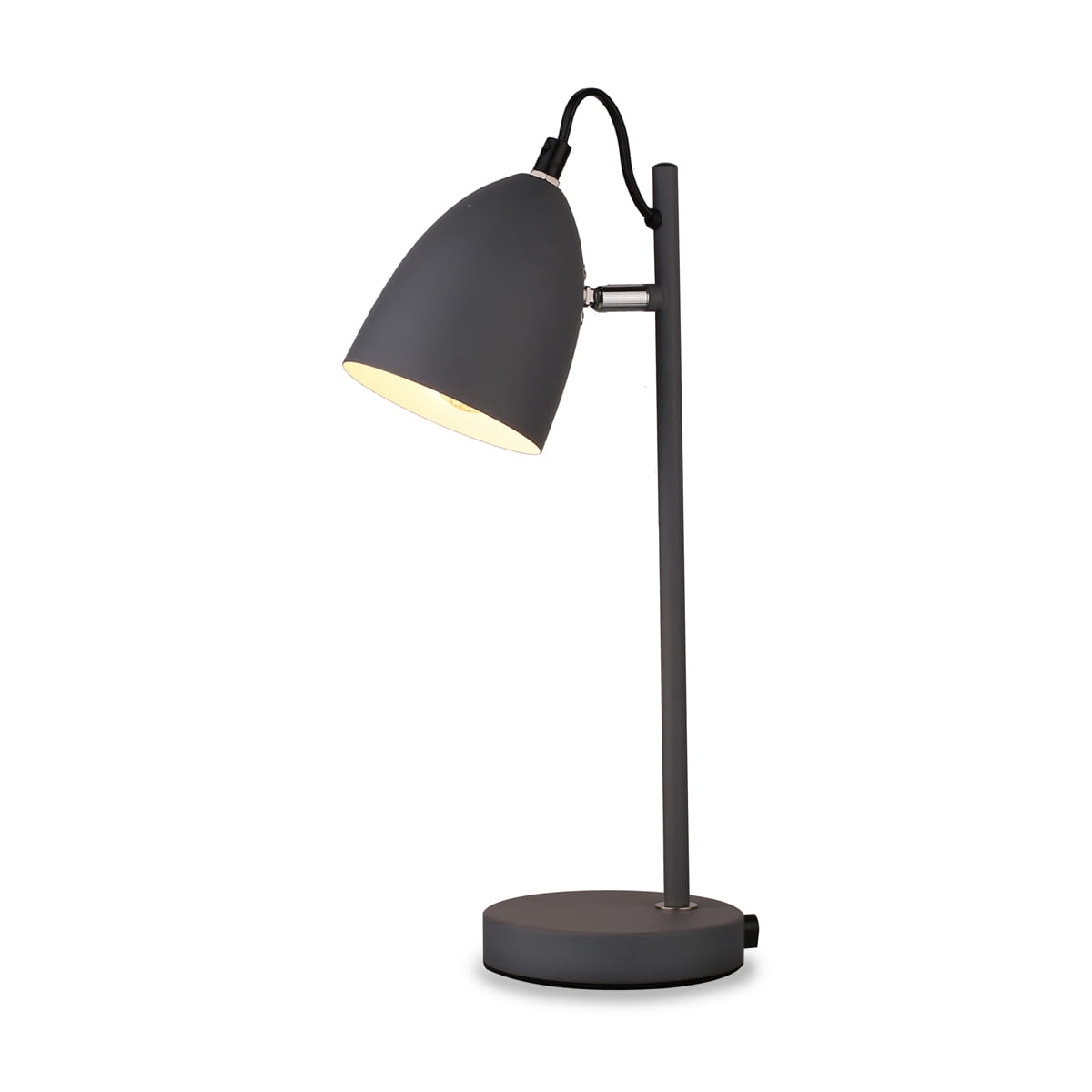 PLATINET TABLE LAMP 25W E14 METAL 1,5M CABLE BLACK H37 44891