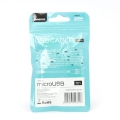 OMEGA BAJA PVC MICRO USB TO USB & DATA POLY CABLE 1M GREEN [44341]