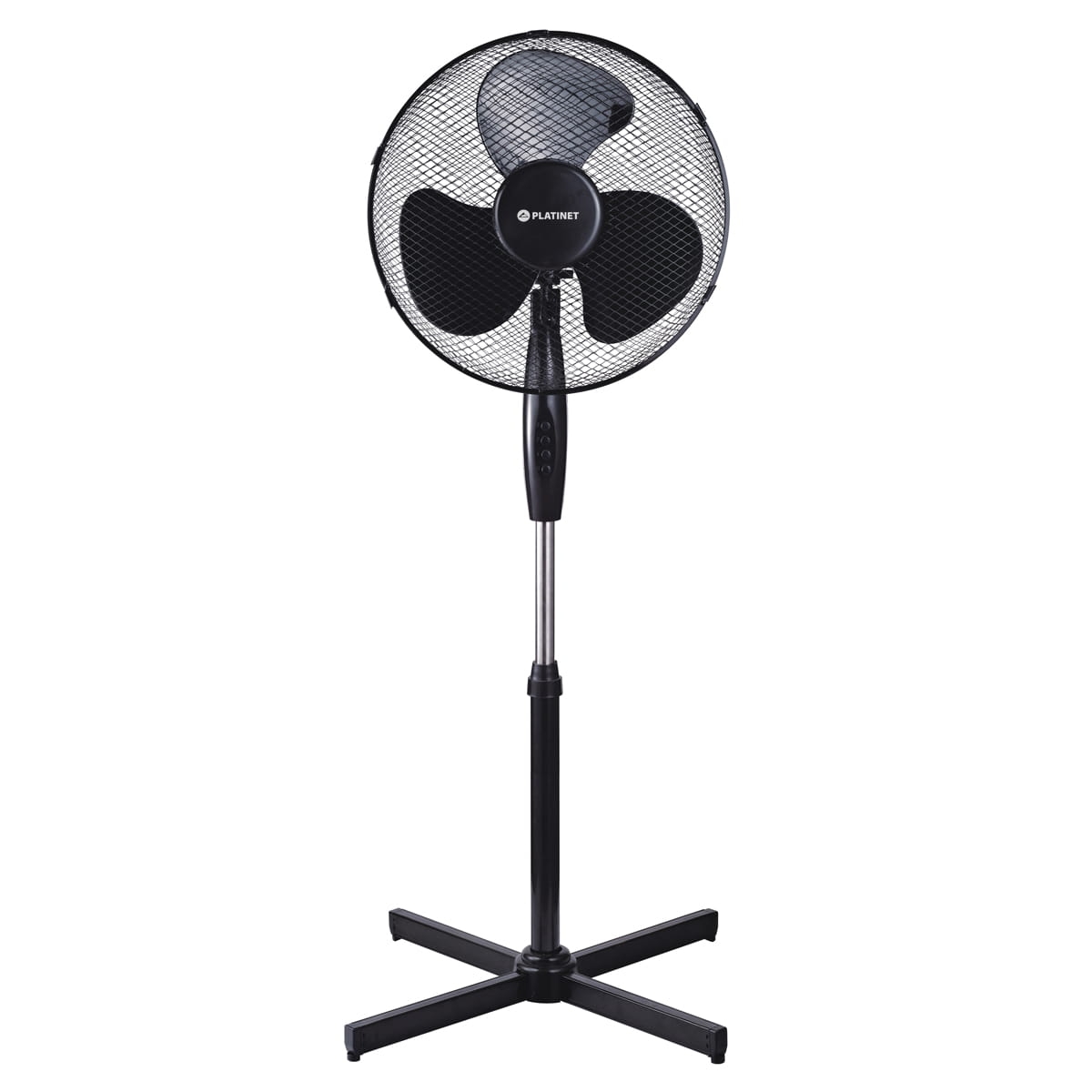 PLATINET STANDING FAN 16" BLACK [44733]