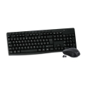 KEYBOARD IT + MOUSE OMEGA OKM071B M-MEDIA W-LESS SET 2.4GHZ BLACK [44442]