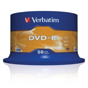VERBATIM DVD-R 4,7 GB 16X (50 szt.)