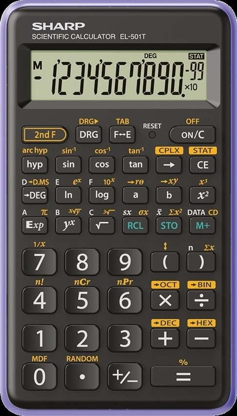 SHARP CALCULATOR SCIENTIFIC BOX EL501TVL