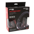 FREESTYLE HI-FI STEREO HEADSET + MIC + PC ADAPTER 2-1 FH4009 BLACK [42679]