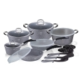 Zestaw garnków 18 częściowy Gray Stone Touch Line BH/6196