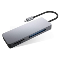 PLATINET MULTIMEDIA ADAPTER USB Type-C CARD READER MICRO SD SDHC SDXC CF [44707]