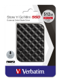 Verbatim Store 'n' Go Mini SSD USB 3.2 Gen 1 512GB Black 53236