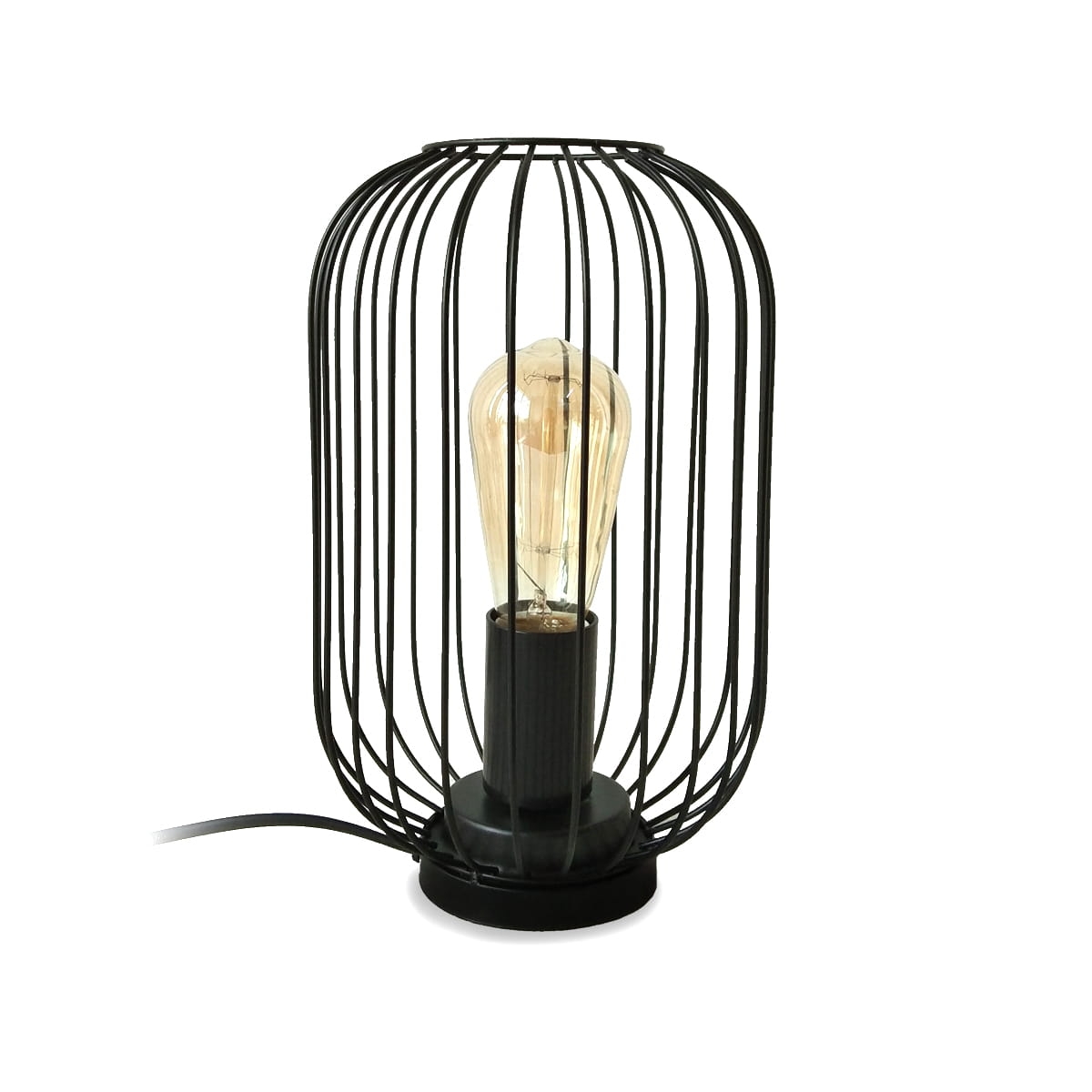 PLATINET TABLE LAMP 25W E27 METAL+ PLASTIC BLACK FINISH 44878