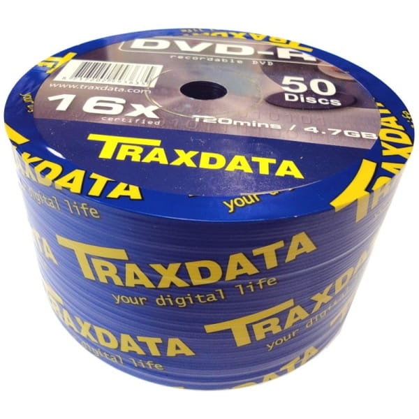 TRAXDATA DVD-R 4,7GB 16X VALUE PACK SP*50 907WEDRTRA004