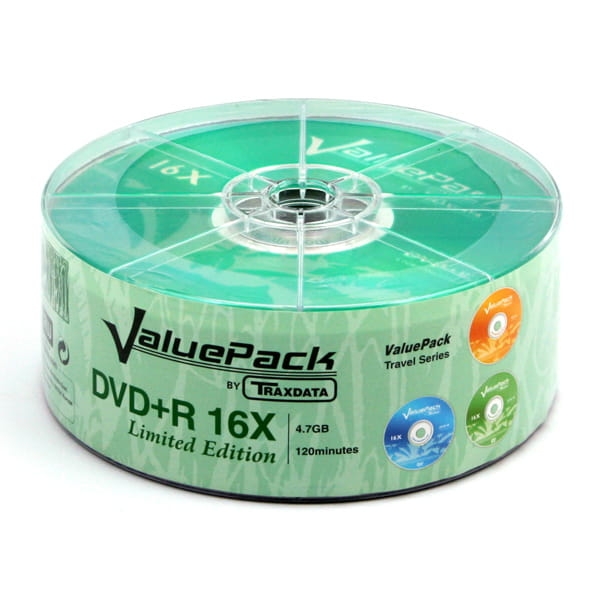 TRAXDATA DVD+R 4,7GB 16X SP*25  VALUEPACK 906OADRTRA001