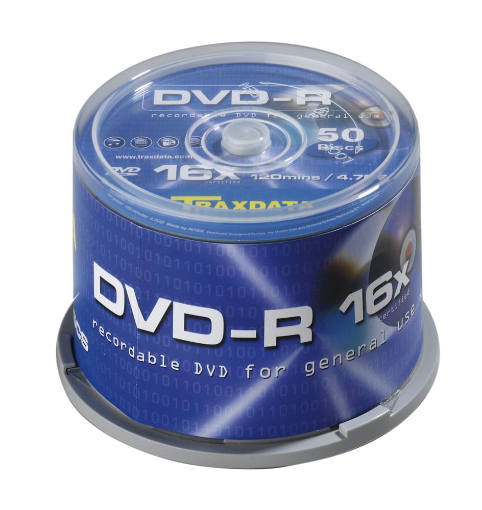 TRAXDATA DVD-R 4,7GB 16X CAKE*50 9077E3ITRA003 PROMO