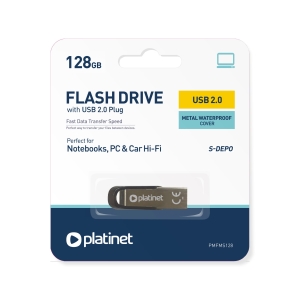 Pendrive USB 2.0 S-Depo 128GB metalowy