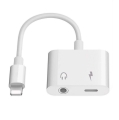 PMMA9826  PLATINET SMARTPHONE ADAPTER LIGHTNING TO AUX WITH CHARGING WHITE