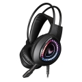 Słuchawki gamingowe z mikrofonem VARR GAMING RGB HEADSET MIC VH8010 Lite 3,5 USB  BLACK [45559]