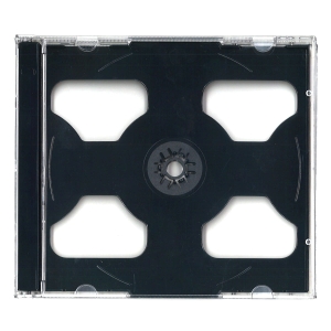 Pudełko Jewel Case 2 CD czarne