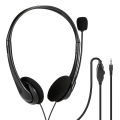 FREESTYLE HEADPHONES WITH MIC AND VOLUME CONTROL 1 X 3.5 MM JACK BLACK