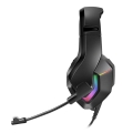 VARR GAMING RGB HEADSET MIC VH8050 3,5 ; USB  50mm BLACK [45561]
