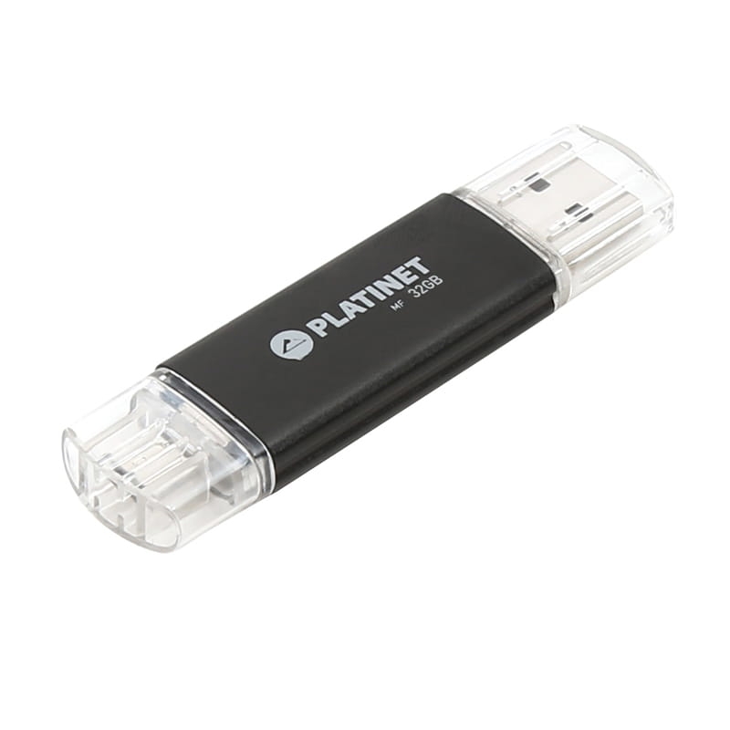 PLATINET ANDROID PENDRIVE USB 2.0 AX-Depo 64GB + microUSB for tablets BLACK [43373]