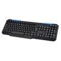 KEYBOARD US OMEGA OK-015 BLUE WSAD M-MEDIA USB [41957]