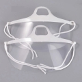 OMEGA FULL FACE SHIELD MASK CLEAR FLIP UP VISOR DUSTPROOF PROTECTION SAFETY WORK 2 PCS SET [45320]