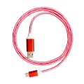 Kabel Usb Tybe-C - czerwone podświetlenie LED 1m