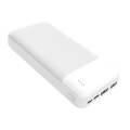 PLATINET POWER BANK 20000mAh Polymer ABS Texture White [45723]