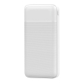 PLATINET POWER BANK 20000mAh Polymer ABS Texture White [45723]