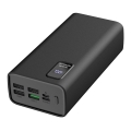 PLATINET POWER BANK 30000mAh Polymer PD 3.0 QC 3.0 LED Screen Black [45729]