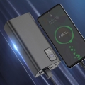 PLATINET POWER BANK 30000mAh Polymer PD 3.0 QC 3.0 LED Screen Black [45729]