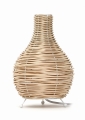 PLATINET TABLE RATTAN LAMP LIGHT BROWN S SHAPE MALE [45755]