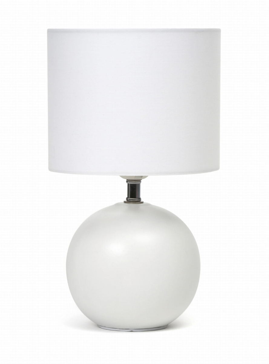 Ceramiczna lampka E27 25W biała