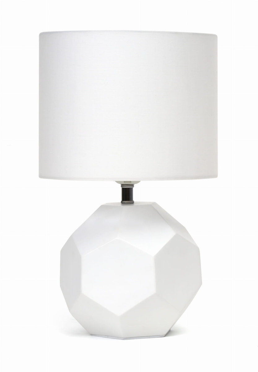 Ceramiczna lampka E27 25W biała
