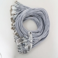 OMEGA CANTIL FABRIC CABLE BRAIDED MICRO USB TO USB 2A 118 COPPER POLY 1M SILVER [44057]