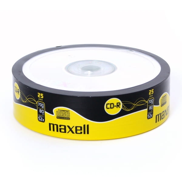 MAXELL CD-R 700MB 52X SP*25 624035.02.CN