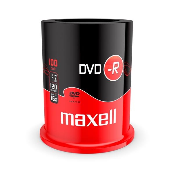 MAXELL DVD-R 4,7GB 16X CAKE*100 275611.30.TW