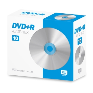 FREESTYLE DVD+R 4,7GB 16X SLIM CASE*10 [56684]