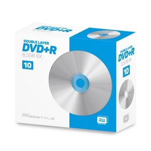 FREESTYLE DVD+R 8,5GB 8X DOUBLE LAYER SLIM*10 [40738]