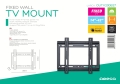 OMEGA TV MOUNT MAX VESA 200 14-42 FIXED LARCH [44239]