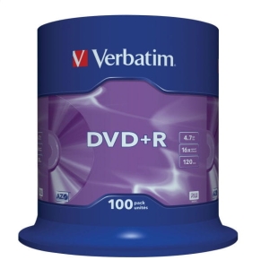 VERBATIM DVD+R 4,7 GB 16X (100 szt.)