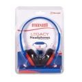 MAXELL HEADPHONES HP-360 MIDSIZE LEGACY MIC  BLUE 348111.00.CN