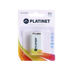 Bateria alkaiczna Platinet PRO 9V 6LR61 - blister 1 szt