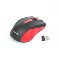 MOUSE OMEGA OM-419 WIRELESS 2,4GHz 1000DPI BLACK/RED NANO USB RECEIVER [41795]