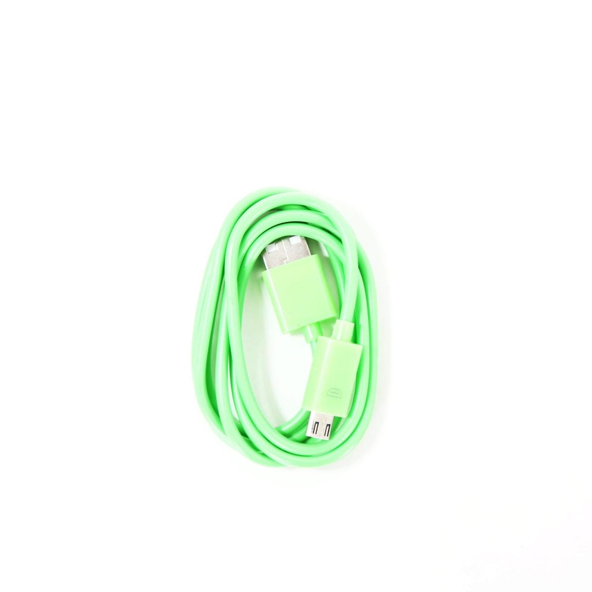 OMEGA BAJA PVC MICRO USB TO USB & DATA POLY CABLE 1M GREEN [44341]
