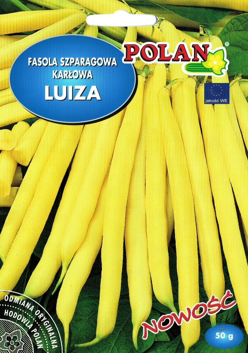 PLATINET NASIONA FASOLKA SZPARAGOWA ŻÓŁTA COMMON BEAN YELLOW SEEDS 50 G