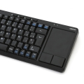 KEYBOARD WIRELESS ES OMEGA FOR SMART TV BLACK + TOUCHPAD [44423]