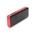 PLATINET POWER BANK 8000mAh + microUSB cable + torch BLACK/RED  [42418]