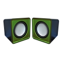 OMEGA SPEAKERS / GŁOŚNIKI 2.0 OG-01 SURVEYOR 6W GREEN USB [41921]