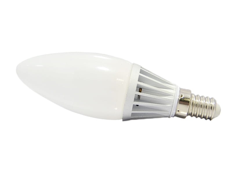OMEGA LED BULB ALUMINIUM 2700K E14 CANDLE 4W 41571 - EOL
