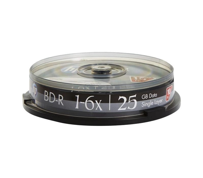 HP BD-R BLU-RAY 25GB 6X CAKE*10  BRE00071-3
