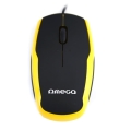 MOUSE OMEGA OM-072 3D 800DPI BLACK+YELLOW USB [40290]